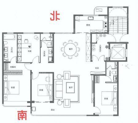 天成观澜二期（西区）4室2厅3卫190㎡