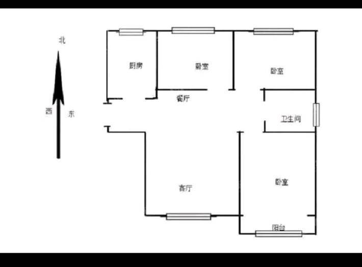 流津时代南区（9）3室2厅1卫102㎡