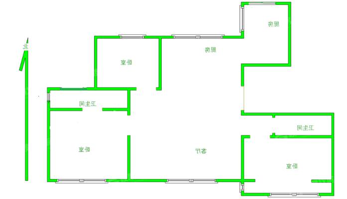 天成熙园三期3室2厅2卫125㎡