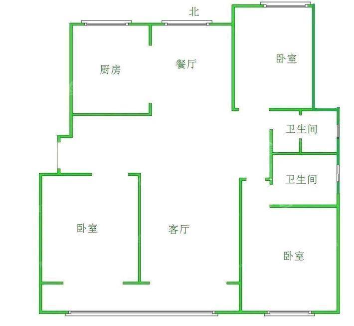 颐和荣盛华府（北区）3室2厅2卫139㎡