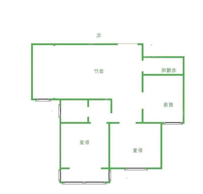 凤凰城（A区）2室2厅1卫90㎡