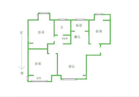 阿尔卡迪亚锦绣天地A区3室2厅1卫88㎡