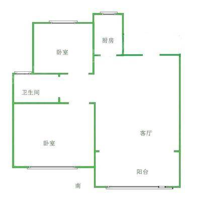 大运河新村（安运佳苑）2室2厅1卫92㎡