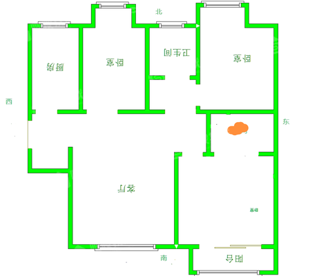 荣盛香堤荣府3室2厅2卫108㎡