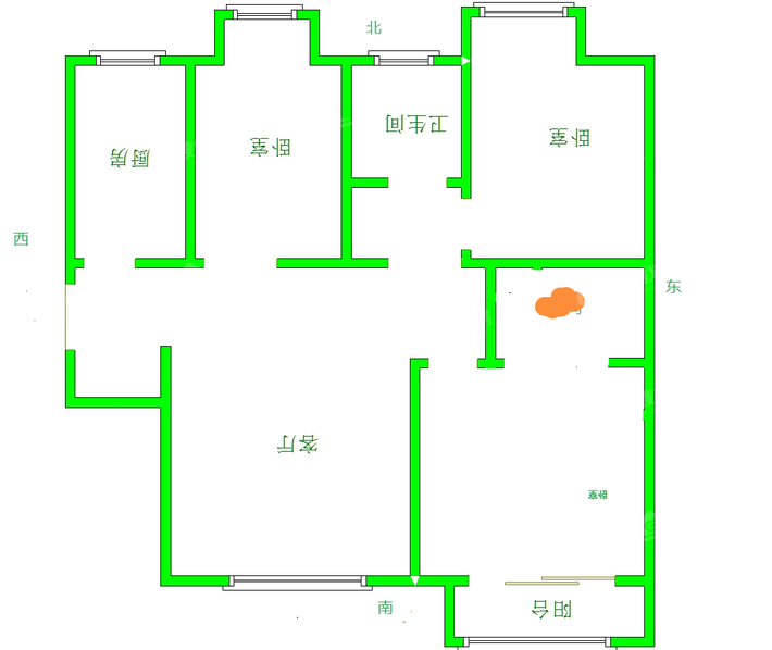 荣盛香堤荣府3室2厅2卫108㎡