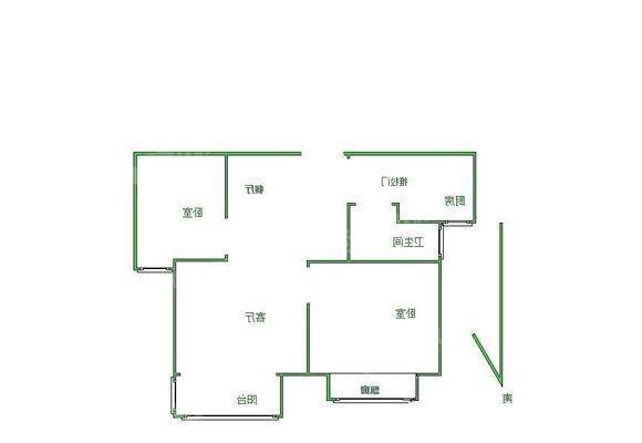 阿尔卡迪亚锦绣天地A区2室2厅1卫78㎡