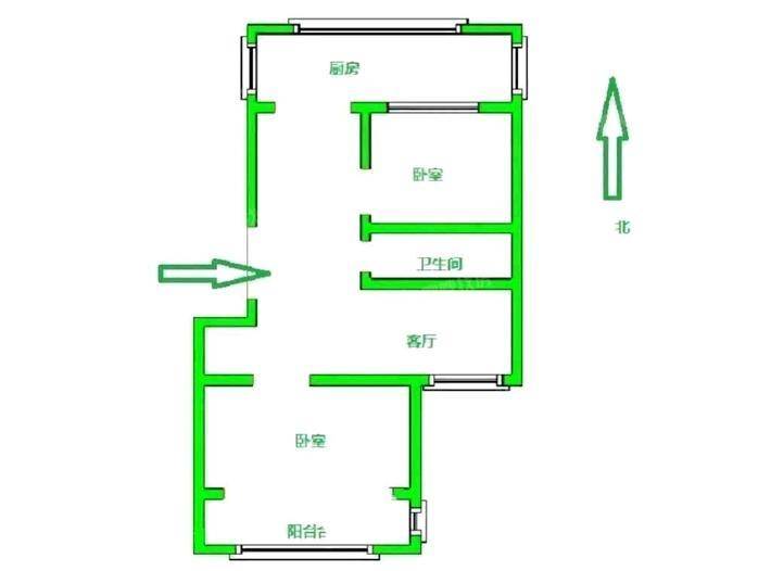 大化生活（三区）2室2厅1卫70㎡