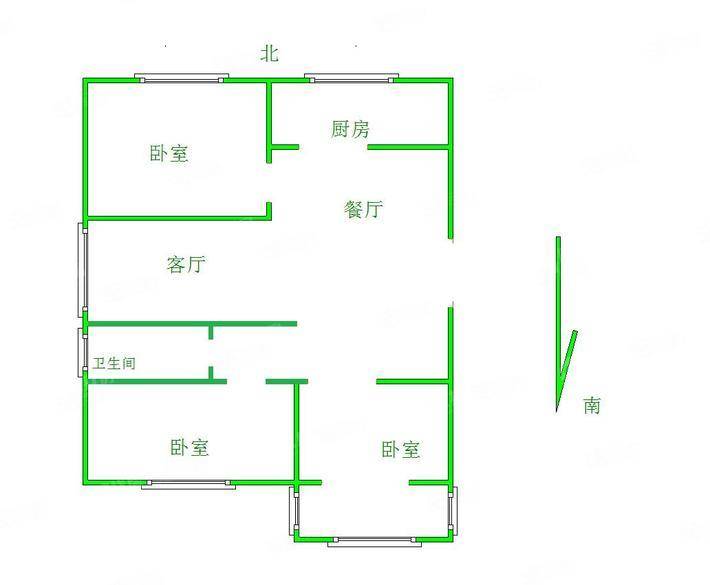 水岸骏景3室2厅2卫115㎡