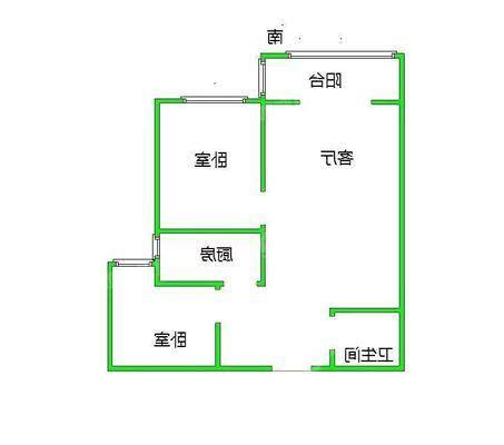 流津时代北区（6）2室2厅1卫86㎡