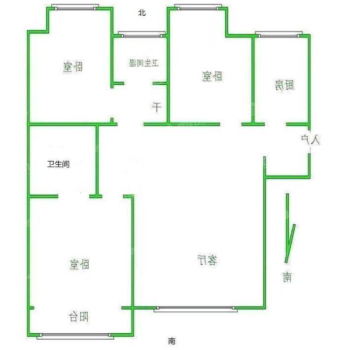 阿尔卡迪亚锦绣天地B区3室2厅2卫94㎡
