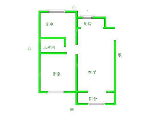 世纪家园2室2厅1卫93㎡