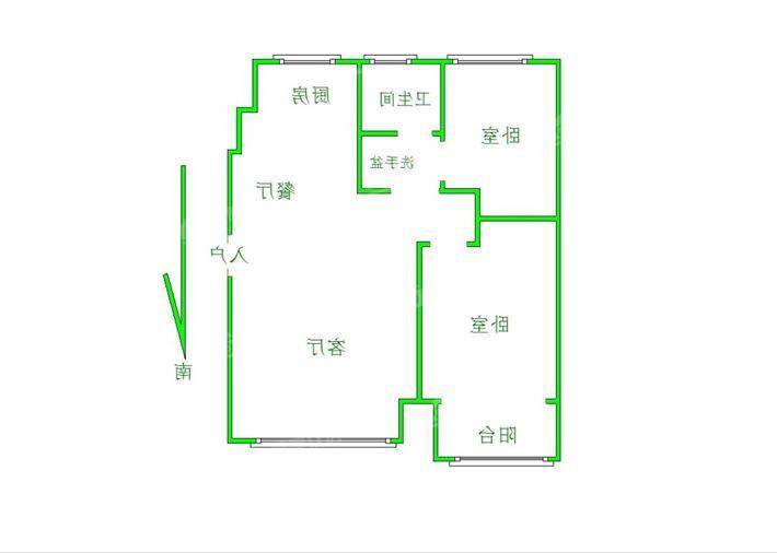 阿尔卡迪亚锦绣天地B区2室2厅1卫80㎡