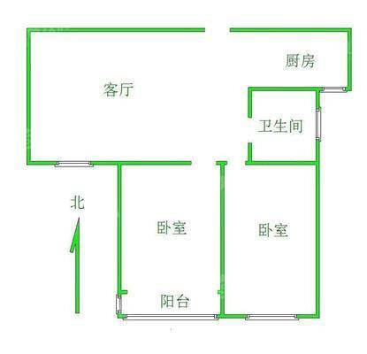 万泰丽景西区2室2厅1卫77㎡