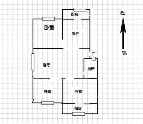 市社小区3室2厅1卫82㎡