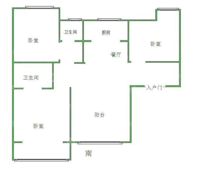 荣盛香堤荣府3室2厅2卫109㎡