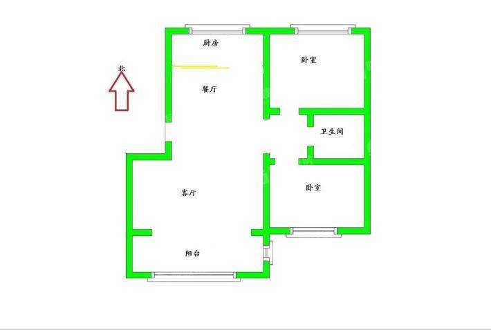 百合世嘉2室2厅1卫94㎡