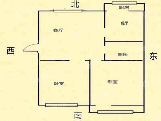 沧县医院小区2室1厅1卫57㎡