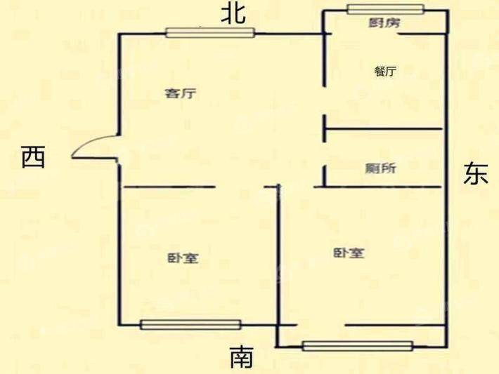 沧县医院小区2室1厅1卫57㎡