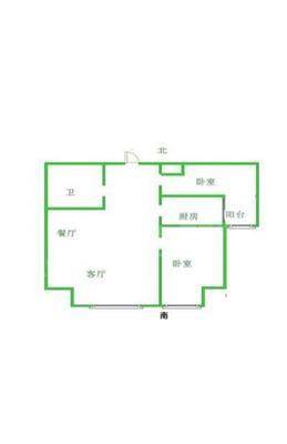 宏宇城（B区）2室2厅1卫87㎡