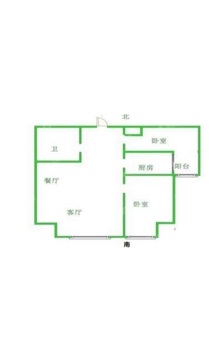 宏宇城（B区）2室2厅1卫87㎡