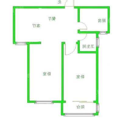 万泰丽景东区2室2厅1卫86㎡