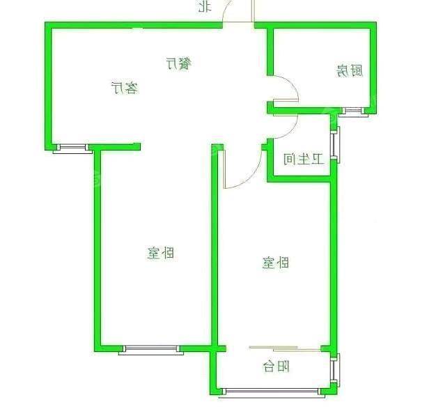 万泰丽景东区2室2厅1卫86㎡