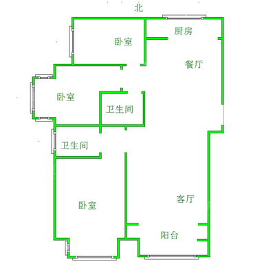 天成明月洲东区3室2厅2卫132㎡