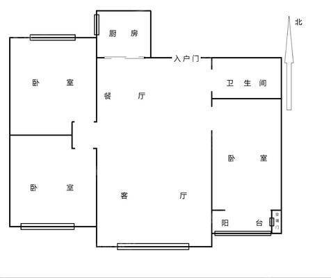 世纪家园3室2厅1卫118㎡