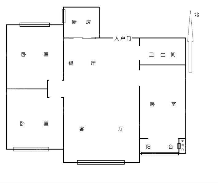 世纪家园3室2厅1卫118㎡