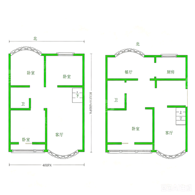 华西北区4室2厅2卫188㎡