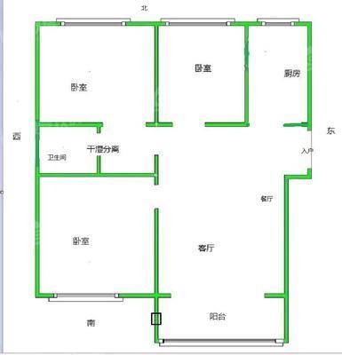 金域华城（金茂府）3室2厅1卫109㎡
