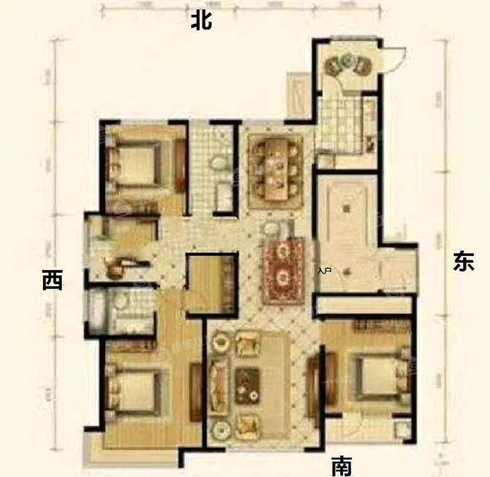 沧兴一品4室2厅2卫168㎡