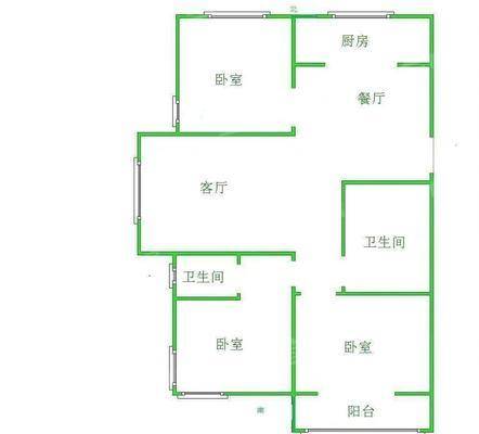 天成郡府东区3室2厅2卫134㎡