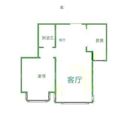 御河新城东区2室1厅1卫68㎡