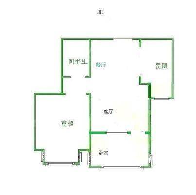 御河新城东区2室1厅1卫68㎡