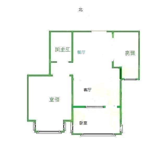 御河新城东区2室1厅1卫68㎡