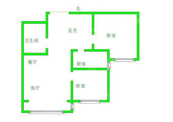 流津时代南区（9）2室1厅1卫86㎡