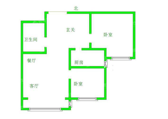 流津时代南区（9）2室1厅1卫86㎡
