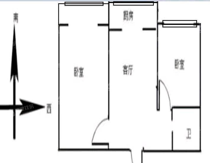 锦绣家园2室1厅1卫70㎡