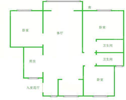 荣盛锦绣观邸3室2厅2卫126㎡
