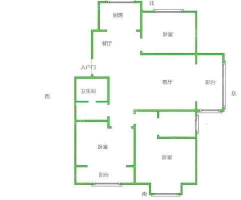 阿尔卡迪亚锦绣天地B区3室2厅2卫125㎡