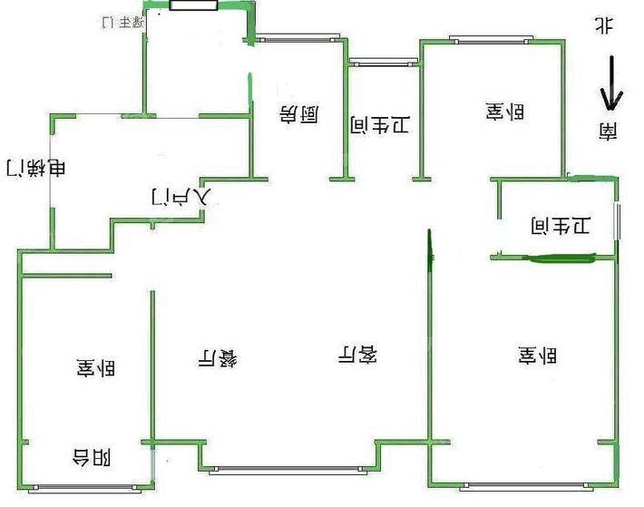 天成玉玺台三期3室2厅1卫145㎡
