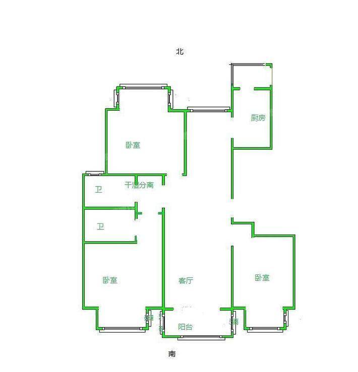 荣盛阿尔卡迪亚文景苑3室2厅2卫127㎡