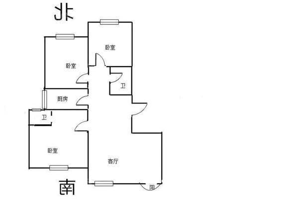 荣盛丽水花庭3室2厅2卫122㎡