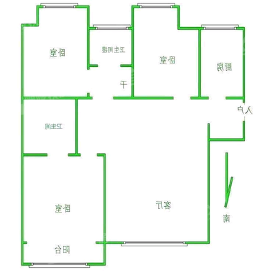 阿尔卡迪亚锦绣天地B区3室2厅2卫93㎡