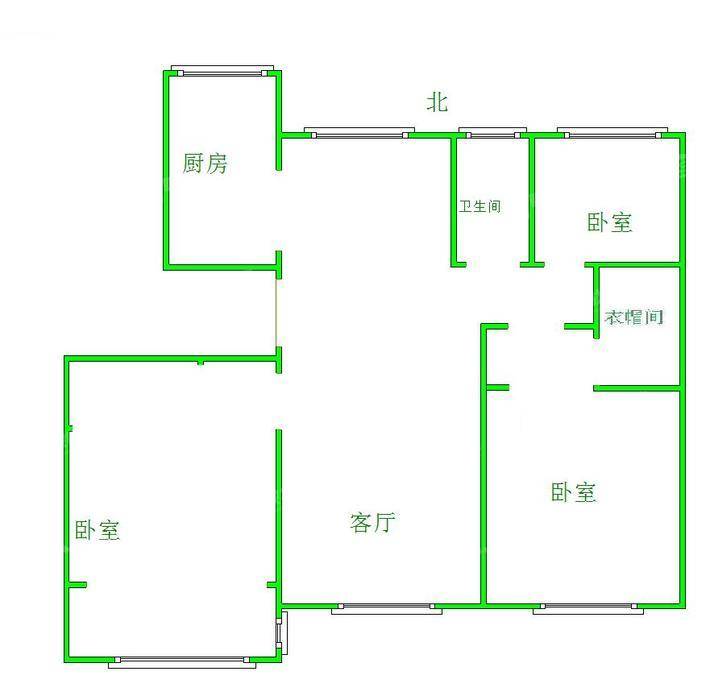 天成玉玺台二期3室2厅2卫131㎡