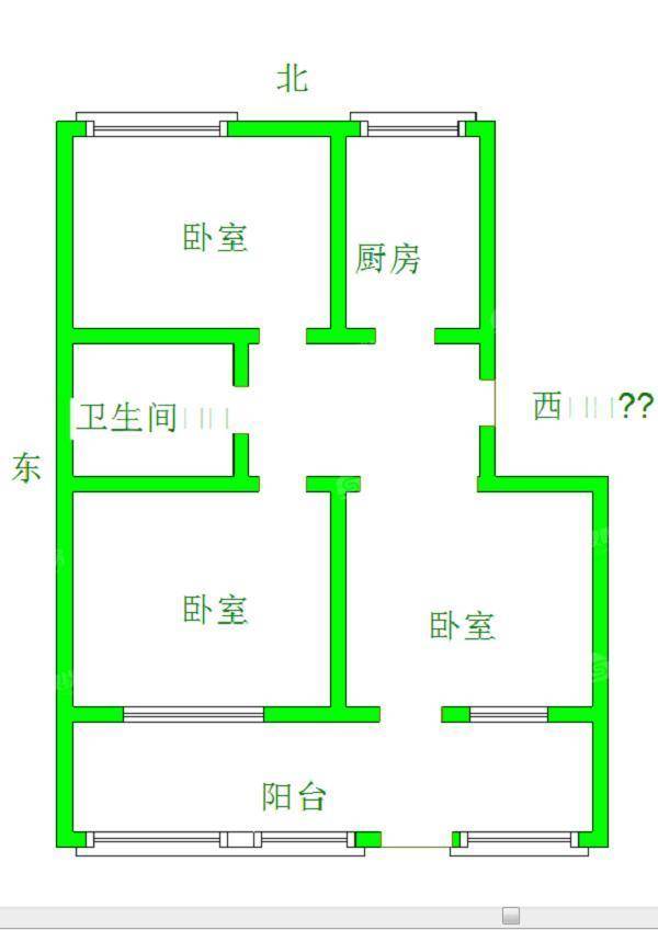 南新村社区3室1厅1卫68㎡