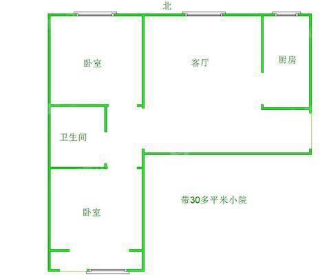 凤凰城（C区）2室2厅1卫95㎡