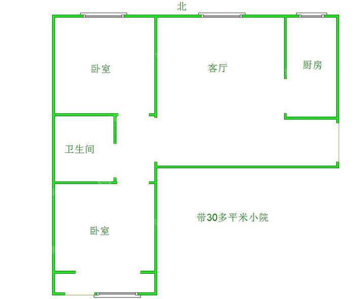 凤凰城（C区）2室2厅1卫95㎡
