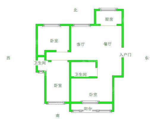 万泰丽景东区3室2厅2卫127㎡